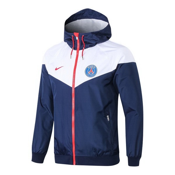 Windjacke Paris Saint Germain 2018-19 Blau Weiß Fussballtrikots Günstig